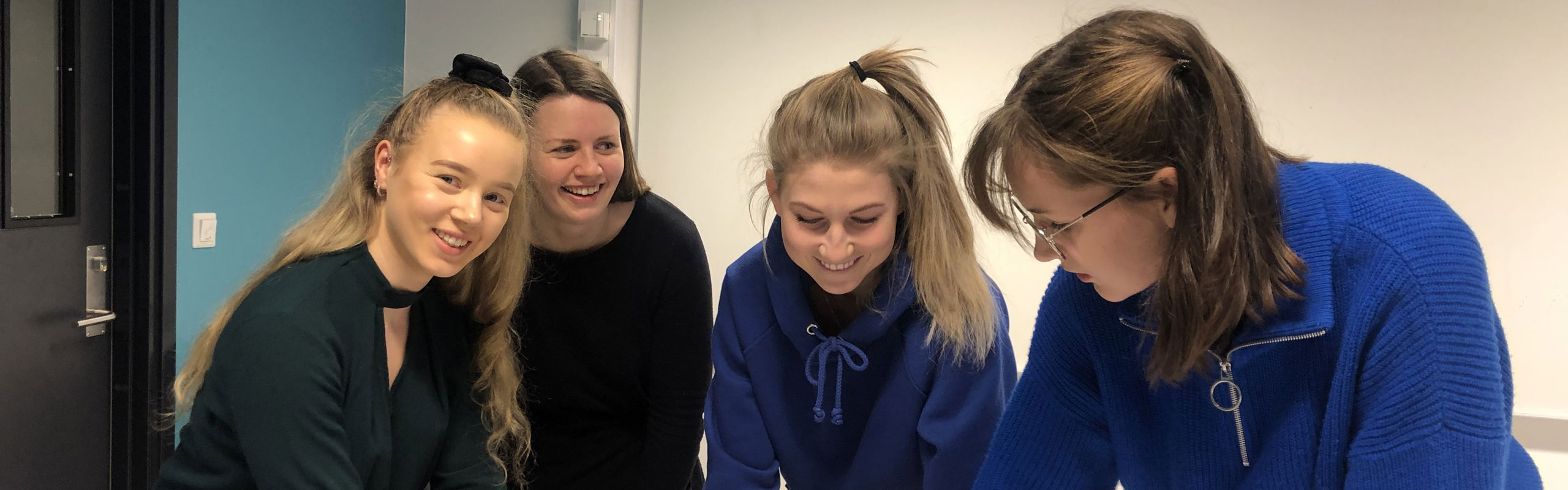 Studenter på Norsk 2.