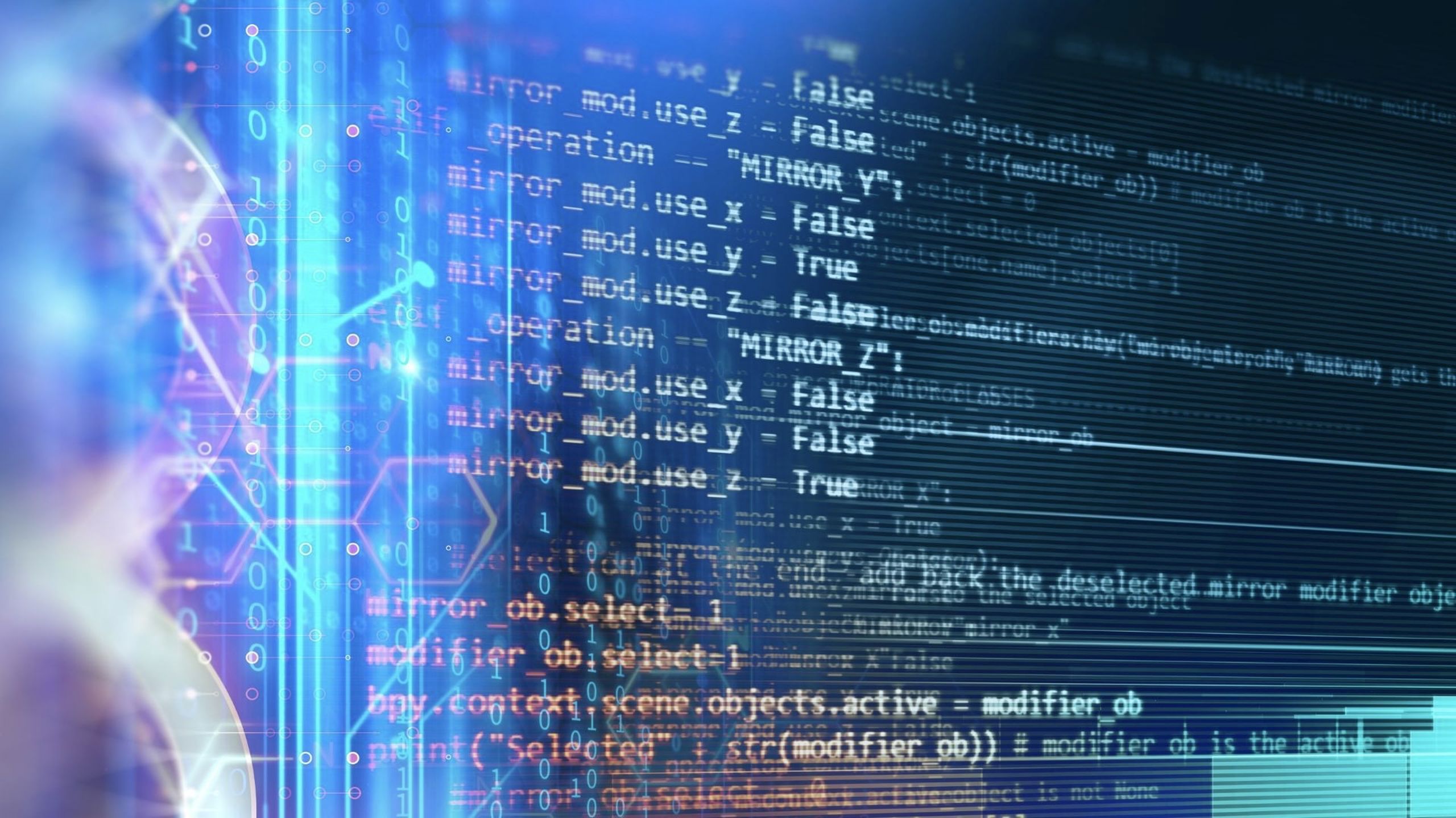 Picture of computer-code.