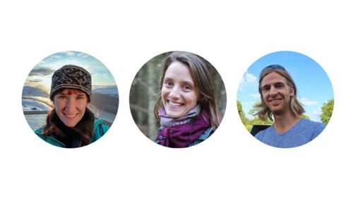 Catharina Caspara (Katinka) Vloon, Ingrid Knutsdotter Koren og Julien Vollering