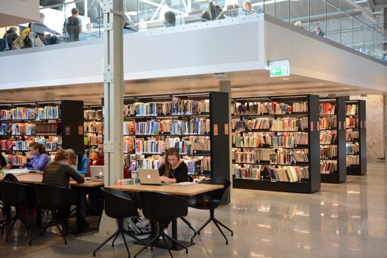 Biblioteket på HVL i Bergen